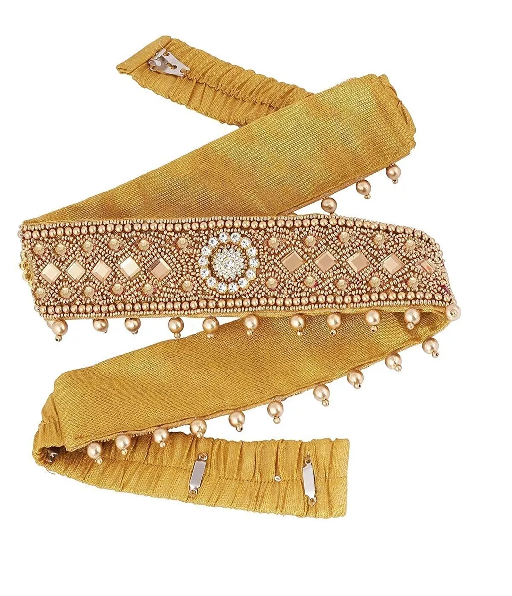 Indian Traditional Embroidery Cloth Kamarband Waist Belt For women