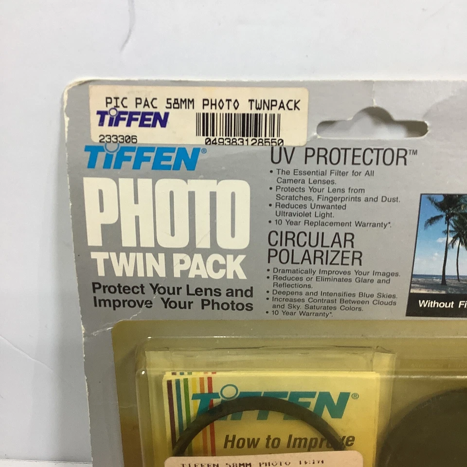 New Tiffen 58mm UV Protection & Circular Polarizing Filter Photo Twin Pack - Image 2 of 4