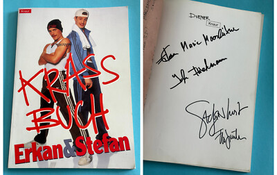 ERKAN & STEFAN - Krass Buch  signed  original Autogramm !!!