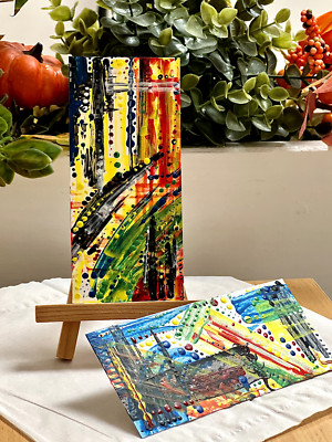Series of art bookmarks ''Z kłopatam pra ciabie'' / ''With care for U'' (Belarusian)