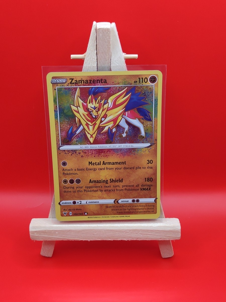 Zamazenta 102/185 Vivid Voltage Amazing Ultra Rare Holo