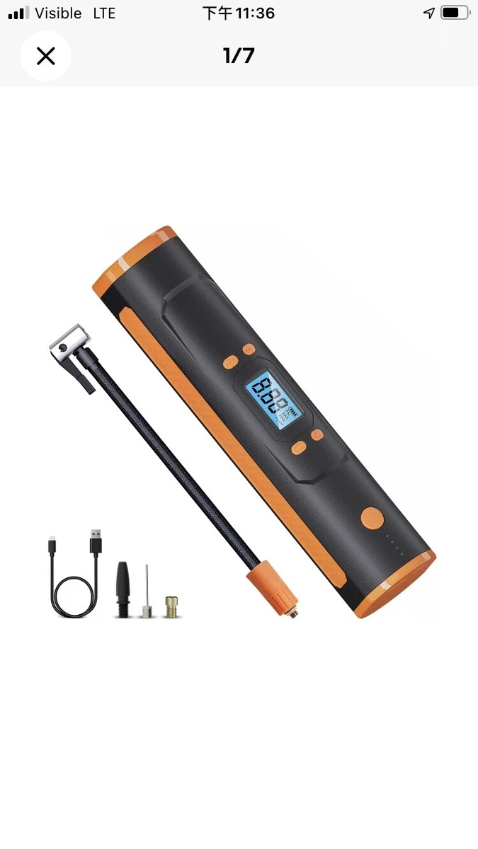 TGBOX Tire Inflator Portable Air Compressor 150 PSI Fast, 56 OFF