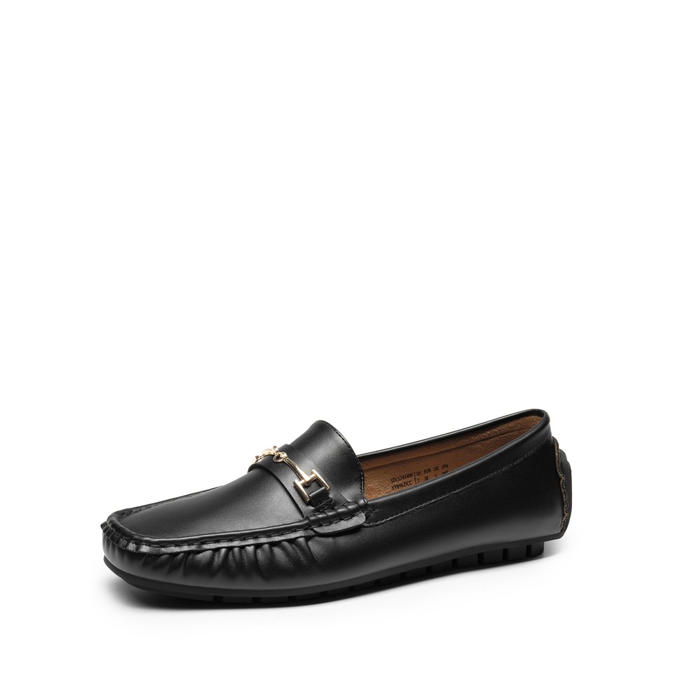 Fashion Women Genuine Leather Shoes Casual Flats Women Handsewn