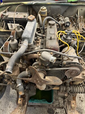 Triumph Spitfire MK1   Original 1147 Engine, Starts up & Runs!  #FC53171HE.