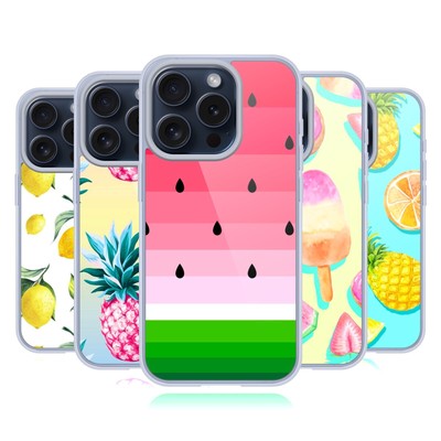 OFFICIAL HAROULITA FRUITS GEL CASE COMPATIBLE WITH APPLE iPHONE PHONES & MAGSAFE