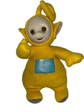 Vintage Hasbro Playskool Teletubbies Plush Laa Laa Yellow 1998 Doll 16" Talks