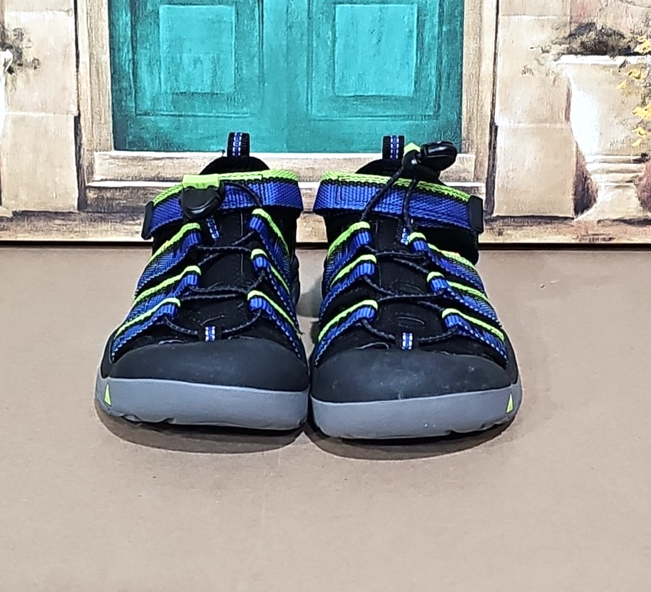 Sandali Keen Newport H2 ragazzo taglia 1 blu verde trail acqua scarpe giovani 1014265