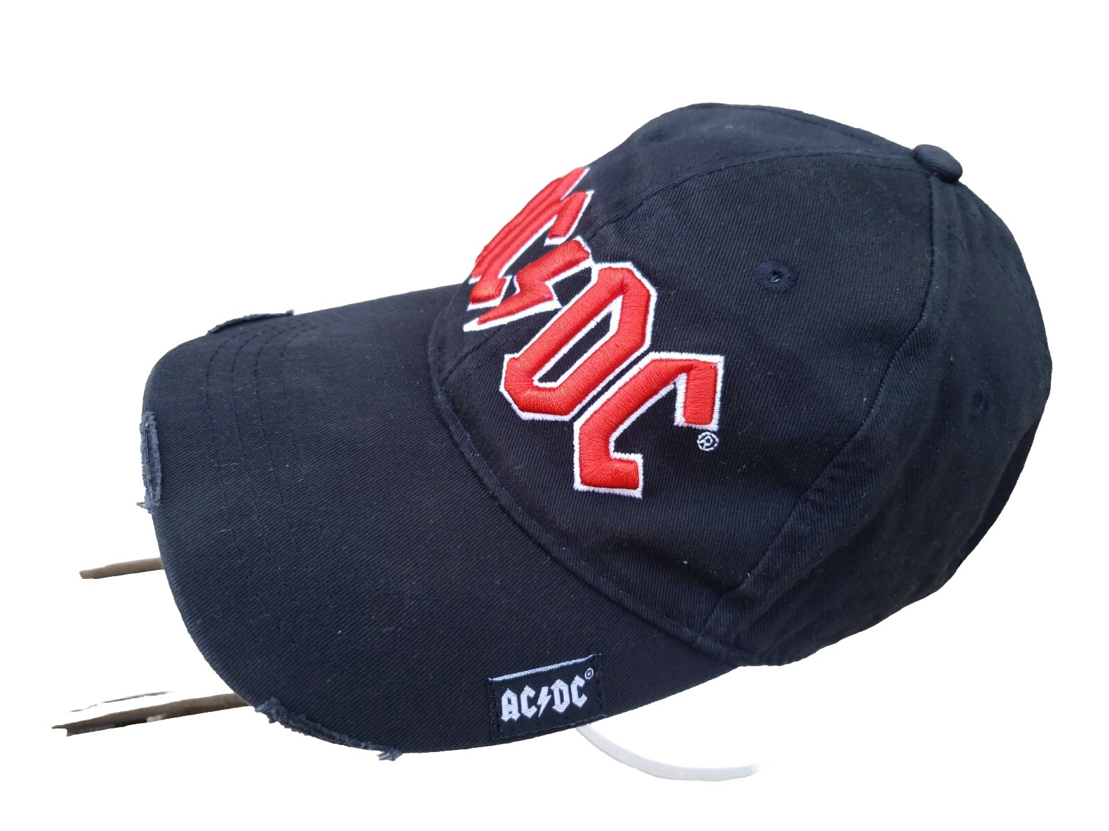 AC/DC Logo Black Early 2000s Vintage Classic Rock Str… - Gem