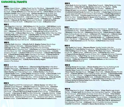 Karaoke CDG Pack. Mr Entertainer Ultrahits Family Party. 200 Greatest Songs Ever - Afbeelding 2 van 2