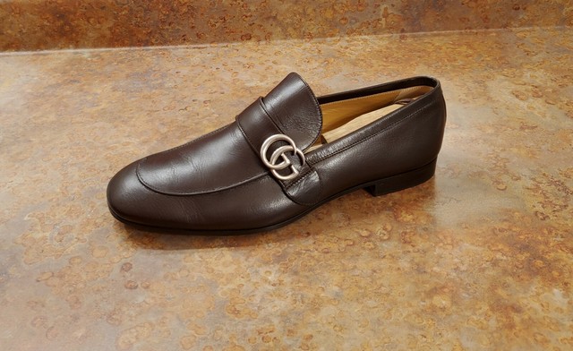 gucci brown formal shoes
