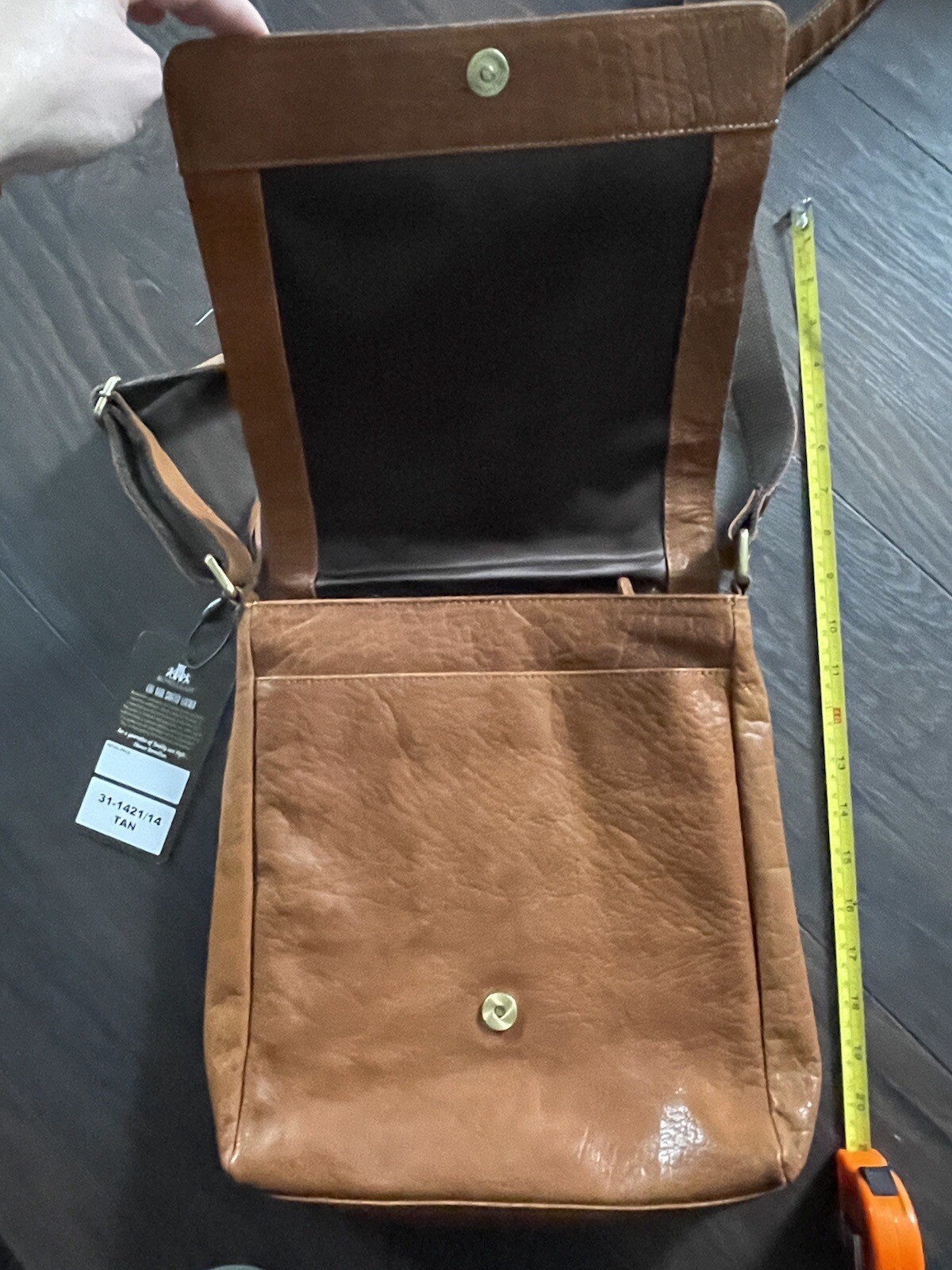 Rowallan cross body bag Tan Leather eBay