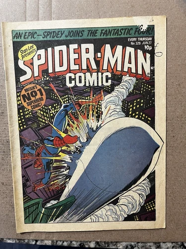 SUPER SPIDER-MAN COMIC WEEKLY #329 Marvel UK 💥