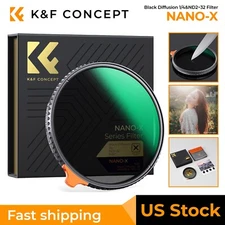 K&F Concept Black-Mist 1/4 & ND2-ND32 2 in 1 Variable ND Lens Filter Nano-Xcel