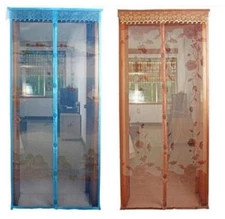Screen Door Curtain  Hands Free Net  Anti Mosquito Bug Curtain