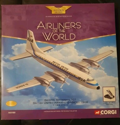 Corgi Aviation Bristol Britannia 307 British United Airways G-ANCE 1968 AA31505