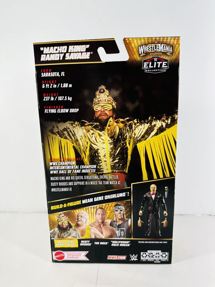 Mattel WWE Elite Macho Man Randy Savage Wrestlemania 39 Wrestling