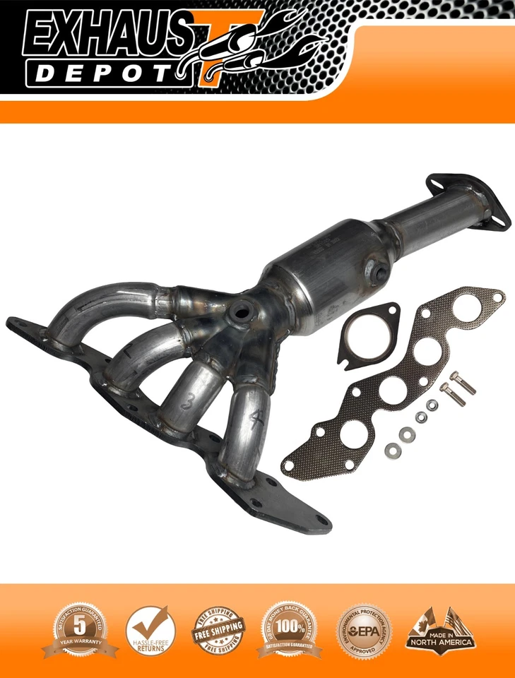 歧管催化转换器适用于福特 Fusion 2.3L 2006 - 2009 年银行 1  — 第 2/4 张图片