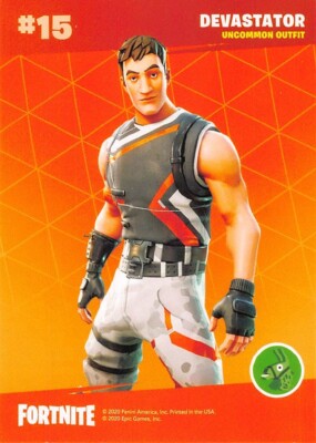 Fortnite Series 2 Panini Base Trading Card -DEVASTATOR #15 - USA Print