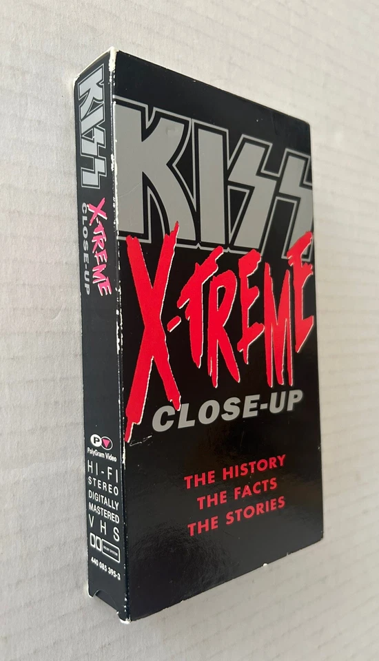 KISS X-Treme Close-Up / The History, The Facts, The Stories VHS VG Rock N Roll - Image 4 of 4