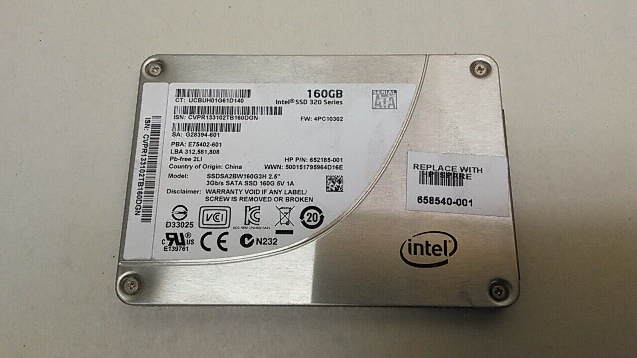 Intel+320+Series+160GB%2CInternal%2C2.5%22+%28SSDSA2BW160G3H%29+