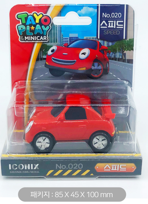 ICONIX The Little Bus TAYO PLAY & MINI CAR Plastic Model : SPEED
