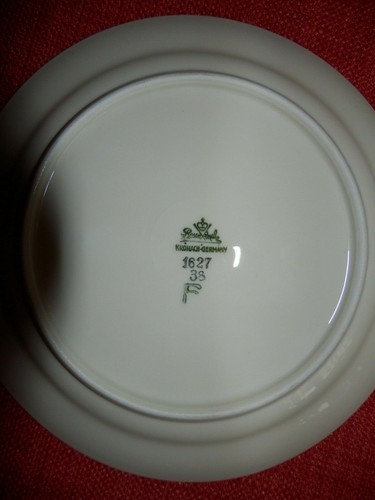 Rosenthal Porzellanmanufaktur, Gebäck-Teller-Set 4-teilig, 1934-1957, Serie 1627 - Bild 6 von 10