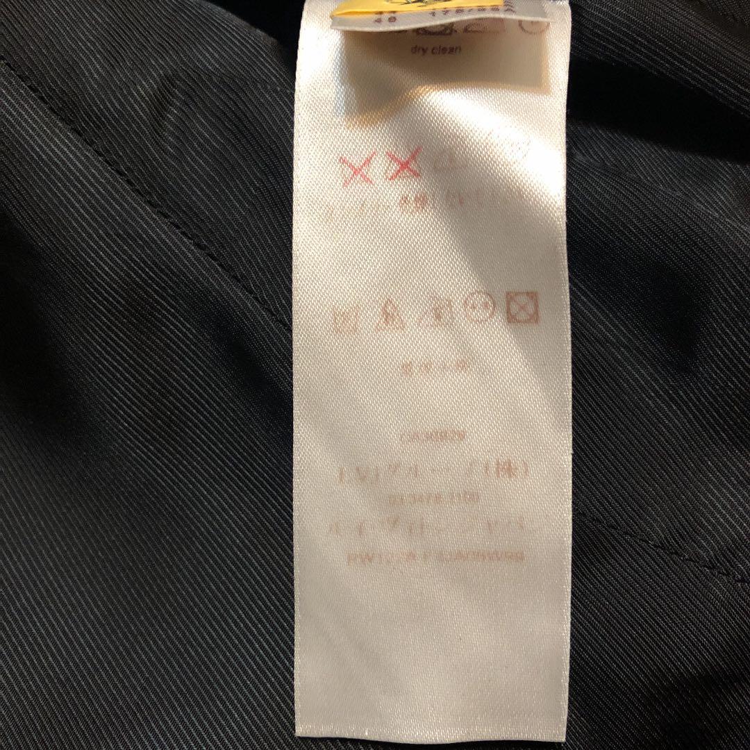 LOUIS VUITTON No collar Jacket 40 Black auth Womens from JP