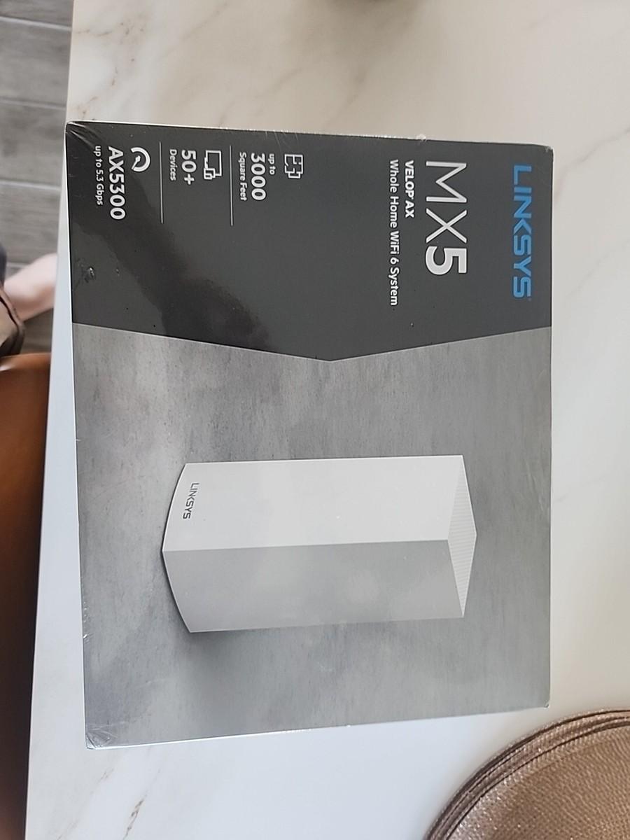 Linksys MX5 Velop AX Whole Home Wi-Fi 6 System - MX5300 for sale