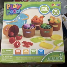 JOYIN 71 pc PLAY FOOD SET NEW UNUSED SEALED BAGS