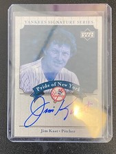 2003 Upper Deck Yankees Signature Pride of New York Autographs #JK Jim Kaat