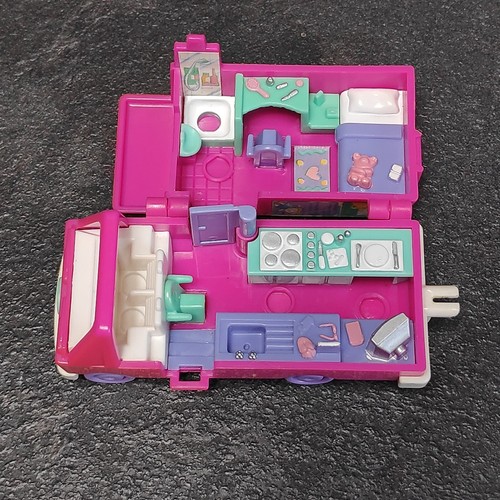 Polly Pocket Wohnmobil Polly's Camper Home On The Go 1994 Wohnmobil Ohne Figur - Picture 4 of 10