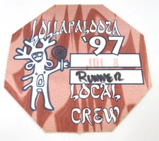 VINTAGE LOLLAPALOOZA 1997 BACKSTAGE PASS FESTIVAL DEVO TOOL KORN SNOOP DOGG