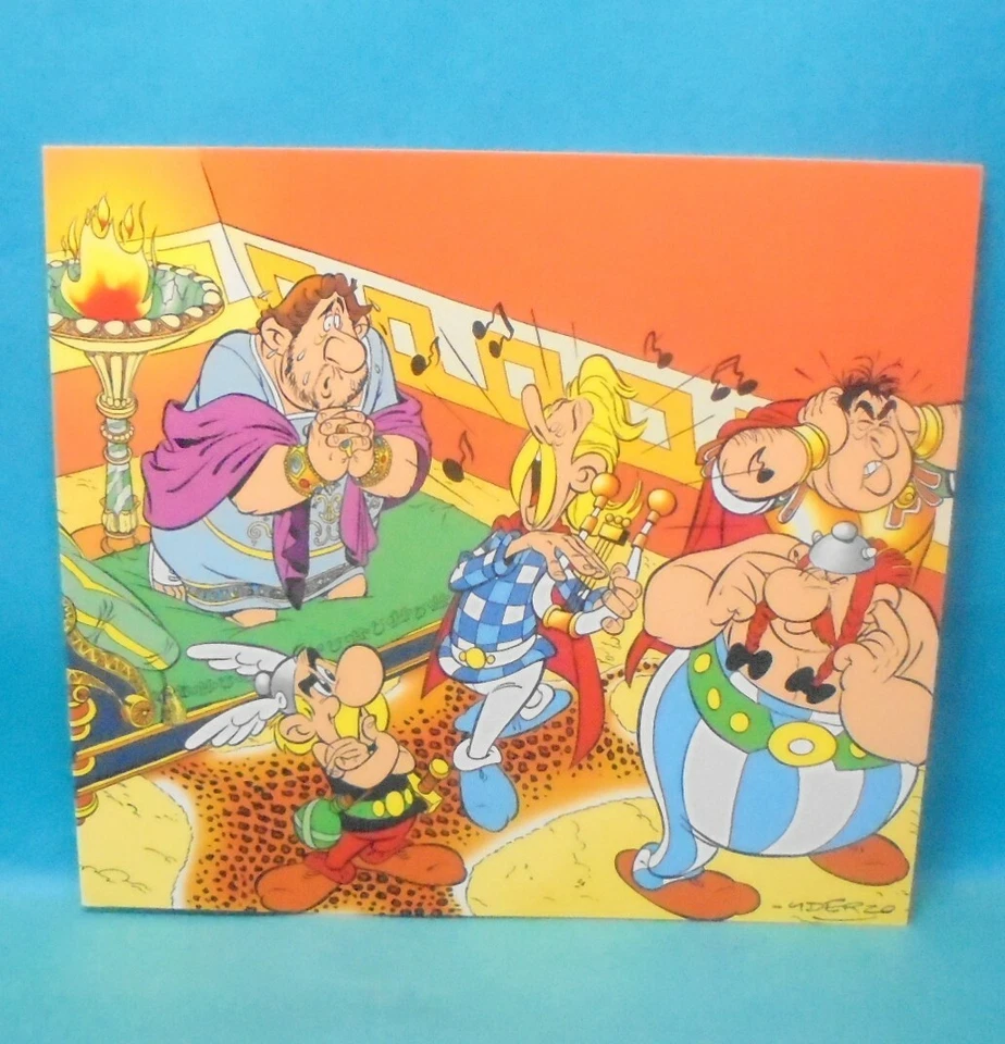 2365 ASTERIX Figuren SET Der Goldene Hinkelstein menhir d'Or METALL Fa. Pixi MIB - Bild 4 von 4