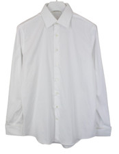 Suitsupply Slim Fit Formal Shirt Mens XL Button Up Spread Collar White