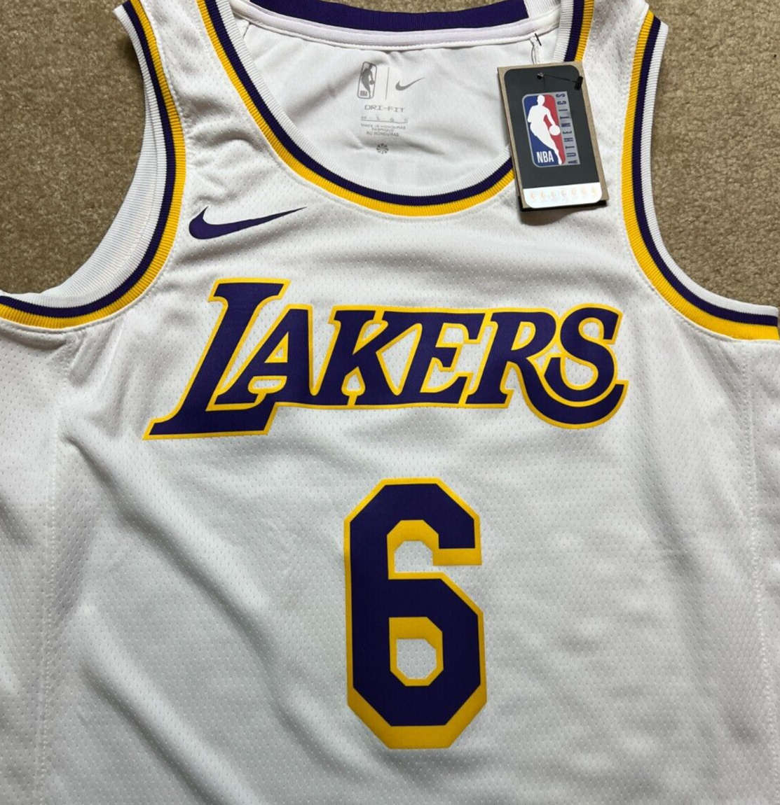 Lebron James #6 Los Angeles Lakers Swingman Nike NBA Basketball