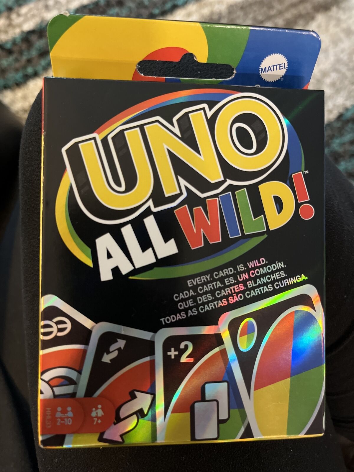 Mattel UNO FLEX, All 22 Blue Cards