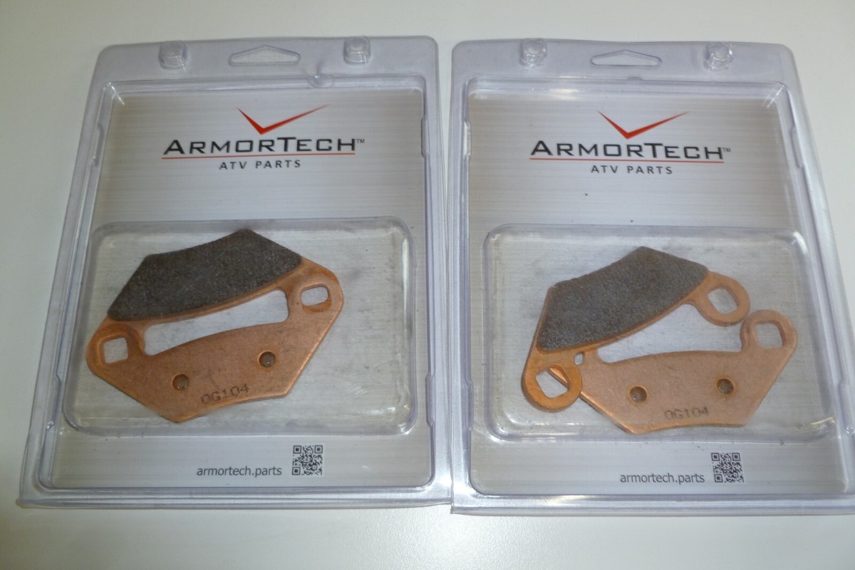 Polaris New 2 Sets ArmorTech Brake Pads AT-05038F 2208935 ATV RZR
