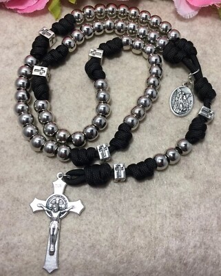 St. Michael Catholic Rosary, Strong, Durable Rosary - Handmade