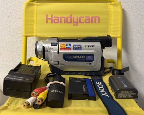 Sony Handycam DCR-TRV17 Mini DV Camcorder w/Nightshot + USB TESTED WORKING ✅