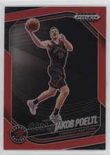 2024-25 Panini Prizm Black Red Prizm 154/299 Jakob Poeltl #185 06l3