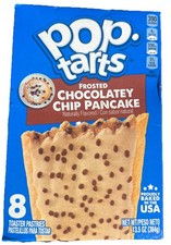 New Kellogg s Pop Tarts Frosted Chocolatey Chip Pancake 8 Count 13.5oz Box
