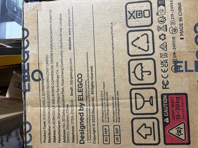 ELEGOO Saturn 4 Ultra Series 3D Printer Open Box w/ User Manual & Power Line