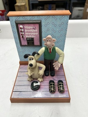 Vintage 1995 Wallace And Grommit Talking Alarm Clock Wesco Tested And Working