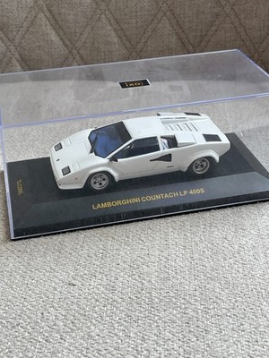 RARE IXO LAMBORGHINI COUNTACH LP 400S DIECAST 1/43 SCALE WHITE CAR CLC005