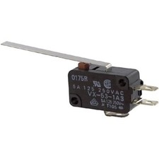 2PC OMRON ELECTRONIC COMPONENTS VX-53-1A3 Switch, Miniature, Snap Action, 5A, L