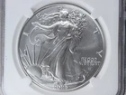 NobleSpirit 2025 W American Burnished Silver Eagle .999 NGC MS 70 Uram Signature