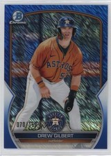 2023 Bowman Chrome Prospects Blue Shimmer Refractor 70/150 Drew Gilbert 0w27