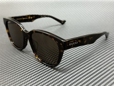 GUCCI GG1430SK 002 Havana Brown Men's Large 57 mm Sunglasses | eBay