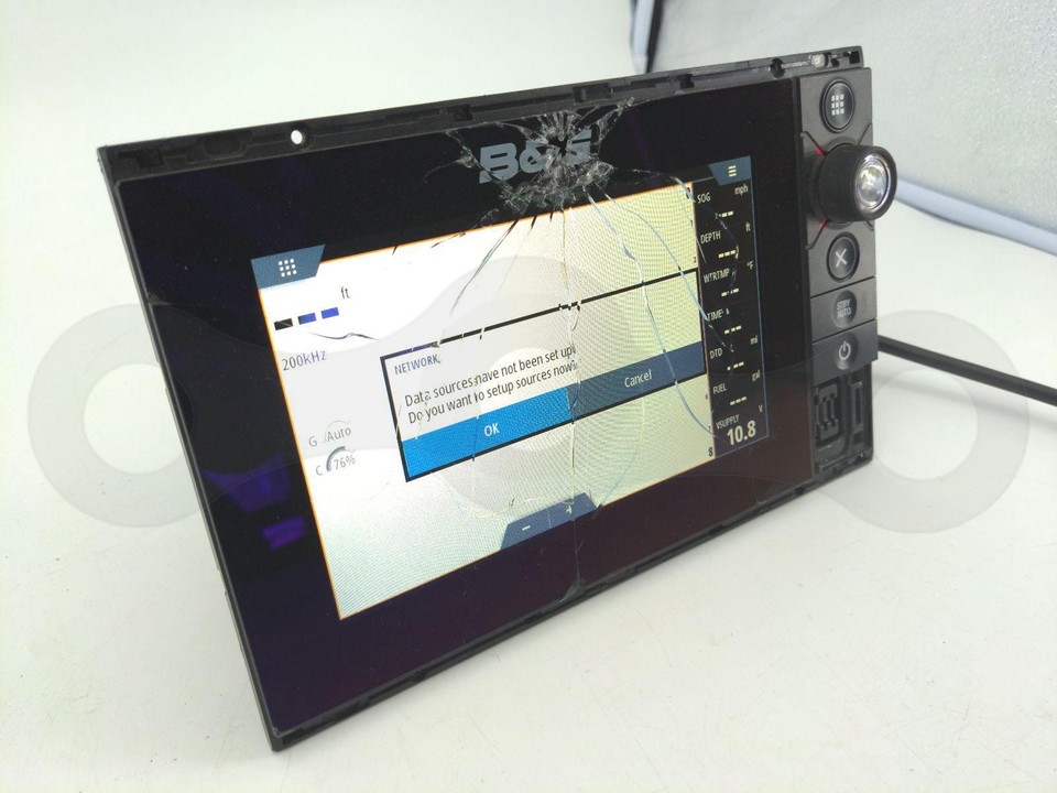B&G ZEUS2 W7 MULTIFUNCTIONAL FISHFINDER CHARTPLOTTER HEAD UNIT MONITOR ...