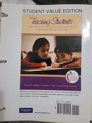 Teaching Students Who Are Exceptional, Diverse, and At Risk (loose leaf, 2011)